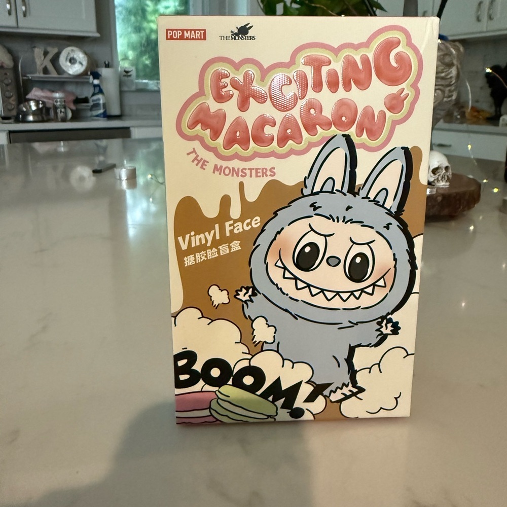 Exciting Macaron The Monsters Vinyl Face Plush Authentic Labubu- Blind Box
